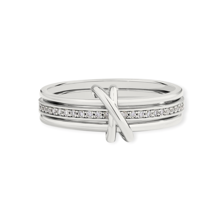 Luxe Entwine Diamond Ring