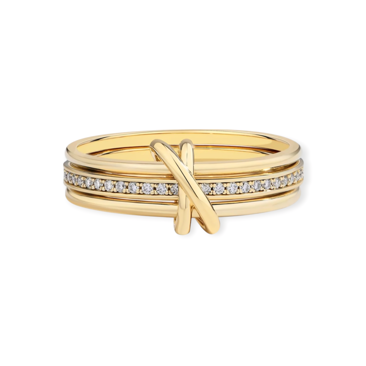 Luxe Entwine Diamond Ring
