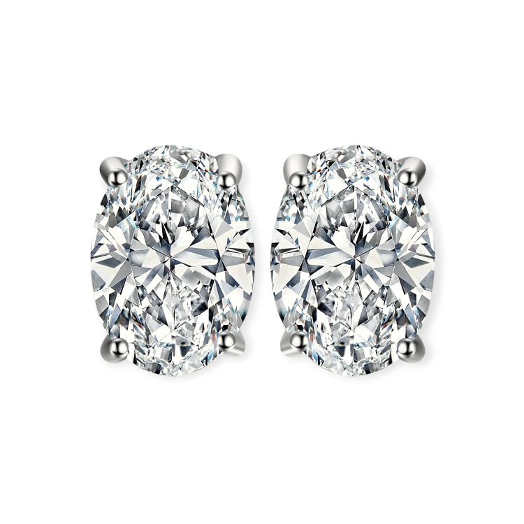 Evaloir Radiant Oval-Cut Studs