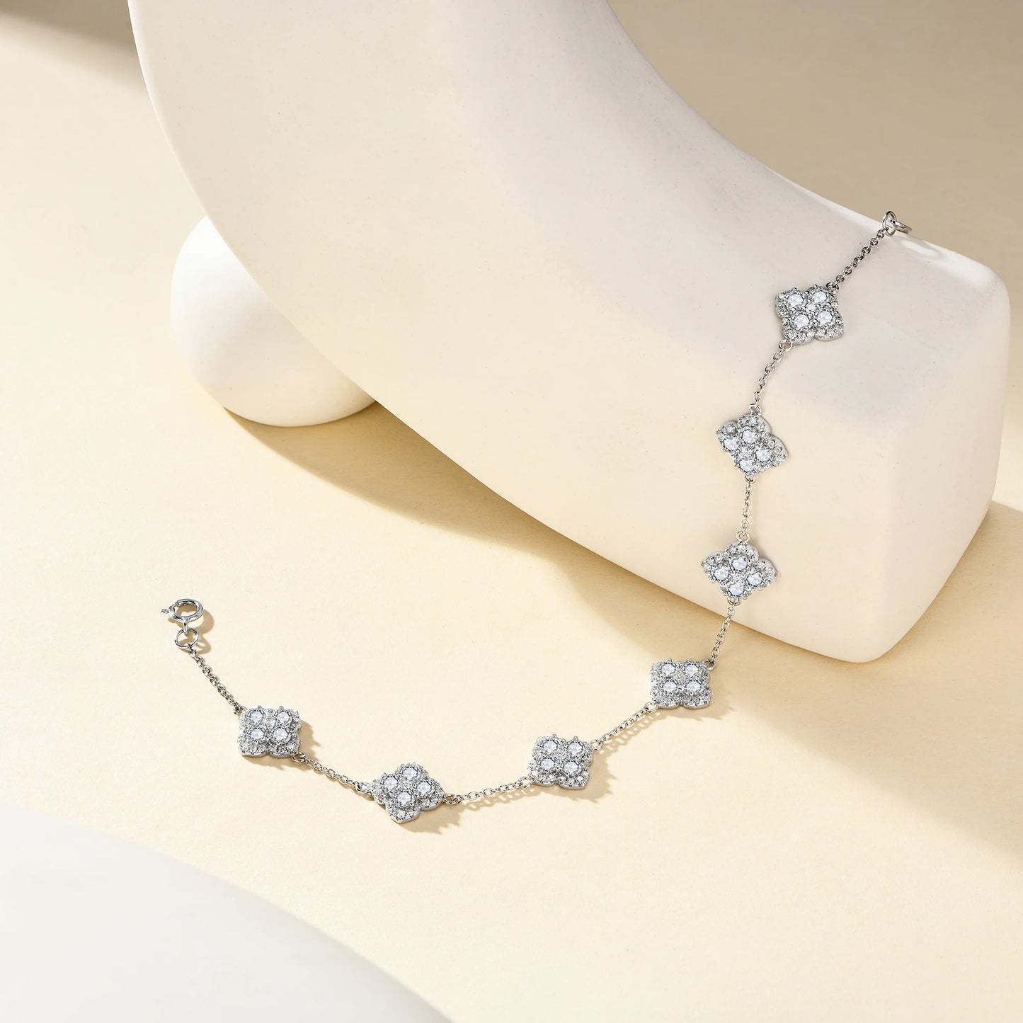 Celeste Diamond Bloom Bracelet