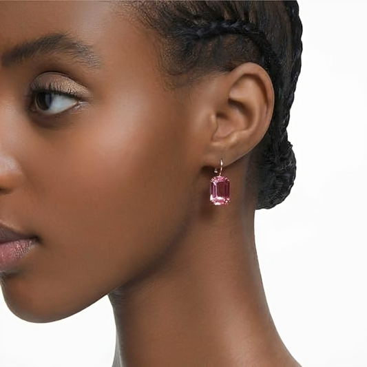 Evaloir Rosé Éclat Drop Earrings
