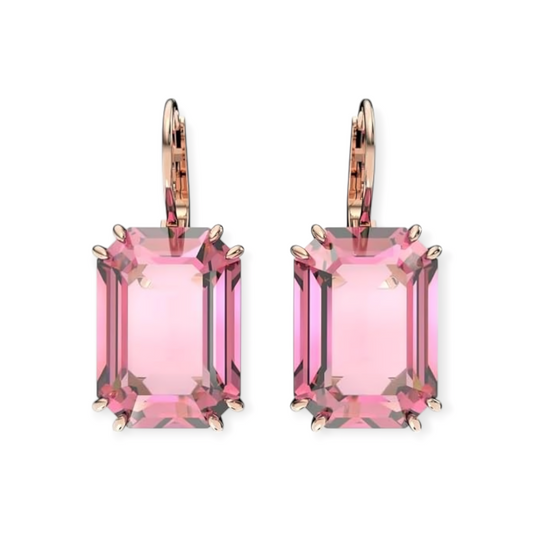 Evaloir Rosé Éclat Drop Earrings