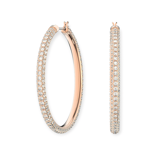 Evaloir Grandeur Pavé Hoop Earrings