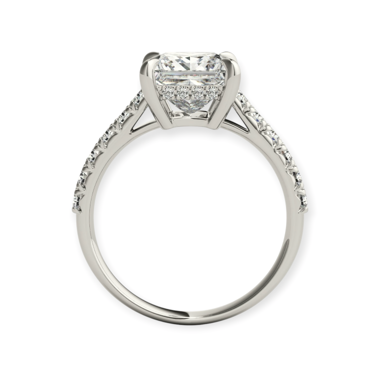 Evaloir Crest Princess Engagement Ring
