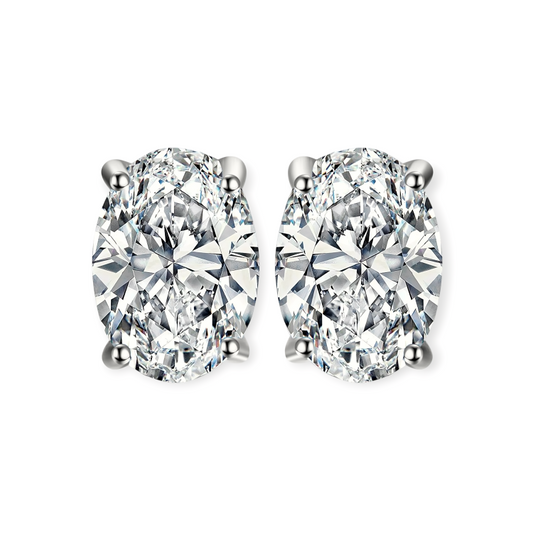 Evaloir Radiant Oval-Cut Studs