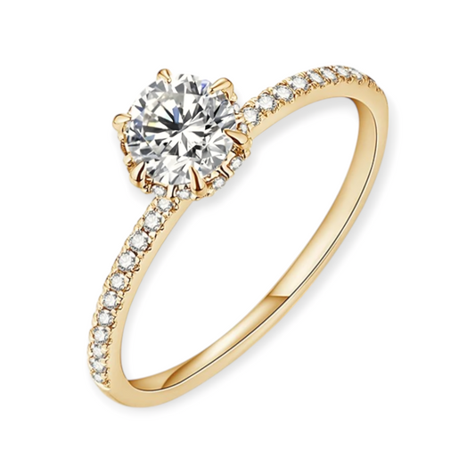 Evaloir Solana Round Wedding Ring